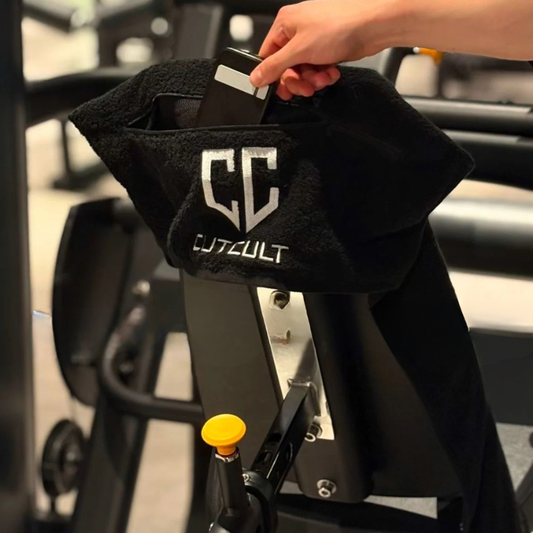 Serviette de sport à capuche